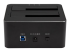 Startech Dual-Bay USB 3.0 to SATA Hard Drive Docking Station, USB Hard Drive Dock, External 2.53.5 SATA IIIIII, SSDHDD Docking Station, Hot-Swap Hard Drive Bay - Back