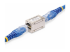 StarTech.com Shielded RJ45 Coupler, Inline Cat6a Coupler, F/F - Left-angle