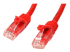Startech 2m CAT6 Ethernet Cable, 10 Gigabit Snagless RJ45 650MHz 100W PoE Patch Cord, CAT 6 10GbE UTP Network Cable w/Strain Relief, Red, Wiring is UL Certified/TIA - Right-angle
