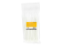 StarTech.com 20cm(8") Cable Ties, 4mm(1/8") wide, 55mm(2-1/8") Bundle Diameter, 22kg(50lb) Tensile Strength, Nylon Self Locking Zip Ties with Curved Tip, 94V-2/UL Listed, 100 Pack, White - Front