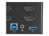 StarTech.com 2 Port Quad Monitor DisplayPort KVM Switch, 4K 60Hz UHD HDR, Desktop 4K DP 1.2 KVM with 2 Port USB 3.0 Hub (5Gbps) & 4x USB 2.0 HID Ports, Audio, Hotkey Switching, TAA - Close up