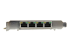 StarTech.com 4 Port Gigabit PoE (Power over Ethernet) Card - Left side