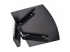 StarTech.com Floating Wall-Mounted AV Shelf, Adjustable Height Shelf For Under TV, Organize A/V Equipment On Black Tempered Glass Shelf - Bottom