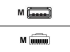 Zebra - Data cable - USB (M) to RJ-45 (10 pin) (M) - 