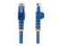 StarTech.com 3m CAT6 Ethernet Cable, 10 Gigabit Snagless RJ45 650MHz 100W PoE Patch Cord, CAT 6 10GbE UTP Network Cable w/Strain Relief, Blue, Fluke Tested/Wiring is UL Certified/TIA - Multi-angle