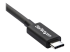 StarTech.com 2m (6.6ft) Thunderbolt 3 Cable, 20Gbps, 100W PD, 4K Video, Thunderbolt-Certified, Compatible w/ TB4/USB 3.2/DisplayPort - Close up