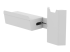 Ergotron - Mounting component (shelf, cord tray, end caps, bracket, track cover) - Right-angle