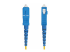 StarTech.com 2m (6.6ft) LC to SC (UPC) OS2 Single Mode Simplex Fiber Optic Cable, 9/125µm, Laser Optimized, 40G/100G, Bend Insensitive, Low Insertion Loss - Front
