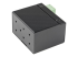 StarTech.com Industrial Fiber to Ethernet Media Converter, 100Mbps SFP to RJ45/Cat6, Singlemode/Multimode Optical Fiber to Copper Network, 12-56V DC, IP-30/ -40 to +75C, Fiber to Ethernet - Back