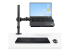 StarTech.com Laptop Desk Mount, Monitor and Laptop Mount for Desk, Displays 34in (8kg/17.6lb) & Laptops (4.5kg/9.9lbs), Adjustable & Articulating VESA Laptop Tray Arm - Front