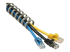 StarTech.com Flexible Cable Management Raceway Spine Vertebrae, 3/4"(20mm)W x 1/2"(14mm)H, 20"(0.5m) length, Nylon 66 Network Cable/Power Cord Hider Kit, Wall Wire Duct System, UL Listed - Close up