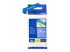 Brother TZe-555 - White on blue - Front