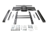 StarTech.com TV Wall Mount supports up to 100 inch VESA Displays, Low Profile Full Motion TV Wall Mount for Large Displays, Heavy Duty Adjustable Tilt/Swivel Articulating Arm Bracket - Front