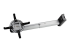 StarTech.com Universal Projector Wall Mount, Projector Mount supports Short & Ultra Short Throw Projectors up to 33lb (15kg), Tilt/Swivel/Rotate, Adjustable height 16.5" to 27.7" from Wall - Left-angle