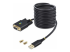 StarTech.com 10ft (3m) USB to Null Modem Serial Adapter Cable, Interchangeable DB9 Screws/Nuts, COM Retention, USB-A to RS232, FTDI, Level-4 ESD Protection, Windows/macOS/ChromeOS/Linux - Right-angle