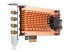 QNAP QWA-AC2600 - network adapter - Left-angle