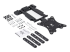 StarTech.com Full Motion TV Wall Mount, 32-55 inch (77lb/35kg) VESA Displays, Low Profile Universal Flat Screen TV Wall Mount, Heavy Duty Adjustable Tilt/Swivel Articulating Arm Bracket - Right-angle