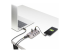 Startech 4-Port Self-Powered USB-C Hub with Individual On/Off Switches, USB 3.0 5Gbps Expansion Hub w/Power Supply, Desktop/Laptop USB-C to USB-A Hub, 4x BC 1.2 (1.5A), USB Type C Hub - Left-angle