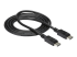 StarTech 7m DisplayPort Cable with Latches M/M - Left-angle