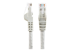 Startech 50cm LSZH CAT6 Ethernet Cable, 10 Gigabit Snagless RJ45 100W PoE Network Patch Cord with Strain Relief, CAT 6 10GbE UTP, Grey, Individually Tested/ETL, Low Smoke Zero Halogen - Multi-angle