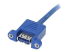StarTech 2 Port Panel Mount USB 3.0 Cable - Close up