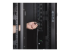 Eaton Tripp Lite Series 42U Rack Enclosure Server Cabinet Co-Location w/ Doors & Sides - Close up
