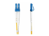 Startech 20m (65.6ft) LC to LC (UPC) OS2 Single Mode Duplex Fiber Optic Cable, 9/125µm, Laser Optimized, 10G, Bend Insensitive, Low Insertion Loss - Front