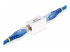 StarTech.com RJ45 Coupler, Inline Cat6 Coupler, Female to Female (F/F) T568 Connector, Unshielded Ethernet Cable Extension (IN-CAT6-COUPLER-U1) - Left-angle