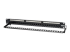 Eaton Tripp Lite Series 24-Port Cat6 Cat5 Patch Panel Feed Through Rackmount 568A/B RJ45 1URM TAA - Right-angle