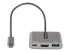 StarTech.com USB C Multiport Adapter, USB-C to HDMI 4K Video, 100W Power Delivery Passthrough Charging, 2-Port USB 3.0 Hub 5Gbps (1xType-C/1xA), USB-C Mini Dock, USB-C Travel Dock - Left side