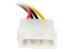 StarTech.com 6in 4 Pin LP4 to Right Angle SATA Power Cable Adapter - Close up