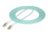 StarTech.com 5m (15ft) LC to LC (UPC) OM4 Switchable Fiber Optic Cable 50/125µm, 100G Networks, Toolless Polarity Switching, Low Insertion Loss - Right-angle