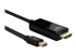Lindy adapter cable - DisplayPort / HDMI - Left-angle