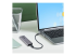 Startech USB-C 10Gbps to M.2 NVMe or M.2 SATA SSD Enclosure, Tool-free M.2 PCIe/SATA NGFF SSD Enclosure, Portable Aluminum Case, USB Type-C & USB-A Host Cables, For 2230/2242/2260/2280 - Back