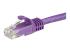StarTech.com 3m CAT6 Ethernet Cable, 10 Gigabit Snagless RJ45 650MHz 100W PoE Patch Cord, CAT 6 10GbE UTP Network Cable w/Strain Relief, Purple, Fluke Tested/Wiring is UL Certified/TIA - Close up