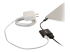 C2G USB C to HDMI Audio/Video Adapter w/ Power Delivery - Left-angle