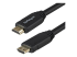 StarTech.com 10ft (3m) HDMI 2.0 Cable with Gripping Connectors, 4K 60Hz Premium Certified High Speed HDMI Cable with Ethernet, HDR10, 18Gbps, HDMI Video Cord for Monitor/TV, M/M, Black - Right-angle