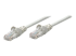 Intellinet Network Patch Cable, Cat6A, 50m, Grey, Copper, S/FTP, LSOH / LSZH, PVC, RJ45, Gold Plated Contacts, Snagless, Booted, Lifetime Warranty, Polybag - Right-angle