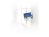 B-TECH BTV513/B - Mounting kit (double arm wall mount, mounting plate, cable management clip, 2 interface brackets) - Right-angle