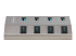 StarTech.com 4-Port Self-Powered USB-C Hub with Individual On/Off Switches, USB 3.0 5Gbps Expansion Hub w/Power Supply, Desktop/Laptop USB-C to USB-A Hub, 4x BC 1.2 (1.5A), USB Type C Hub - Front