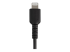 StarTech.com 12 in(30cm) Durable Black USB-A to Lightning Cable, Heavy Duty Rugged Aramid Fiber USB Type A to Lightning Charger/Sync Power Cord, Apple MFi Certified iPad/iPhone 12 Pro Max - Right-angle