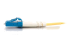 C2G LC-LC 9/125 OS1 Duplex Singlemode PVC Fiber Optic Cable (LSZH) - Close up