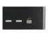 StarTech.com 2 Port Triple Monitor DisplayPort KVM Switch, 4K 60Hz UHD HDR, Desktop 4K DP 1.2 KVM with 2 Port USB 3.0 Hub (5Gbps) & 4x USB 2.0 HID Ports, Audio, Hotkey Switching, TAA - Close up