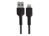 StarTech.com 15cm(6 in) Durable Black USB-A to Lightning Cable, Heavy Duty Rugged Aramid Fiber USB Type A to Lightning Charger/Sync Power Cord, Apple MFi Certified iPad/iPhone 12 Pro Max - Right-angle