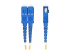 Startech 1m (3ft) LC to SC (UPC) OS2 Single Mode Duplex Fiber Optic Cable, 9/125µm, Laser Optimized, 10G, Bend Insensitive, Low Insertion Loss - Front