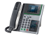 Poly Edge E400 - VoIP phone with caller ID/call waiting - Right-angle