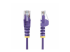 Startech 50cm Purple Slim CAT6 Ethernet Cable, Snagless, 28AWG, LSZH - Multi-angle