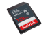 SanDisk Ultra - flash memory card - Left-angle