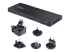 Startech 4-Port HDMI Splitter, 4K 60Hz HDMI 2.0 Video, 1 In 4 Out HDMI Splitter, 4K HDMI Splitter w/Built-in Scaler, 3.5mm/Optical Audio Port, Durable Metal Housing, HDR/HDCP - Right-angle