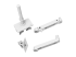 Ergotron LX Pro - Mounting kit (monitor arm, tall pole) - Multi-angle